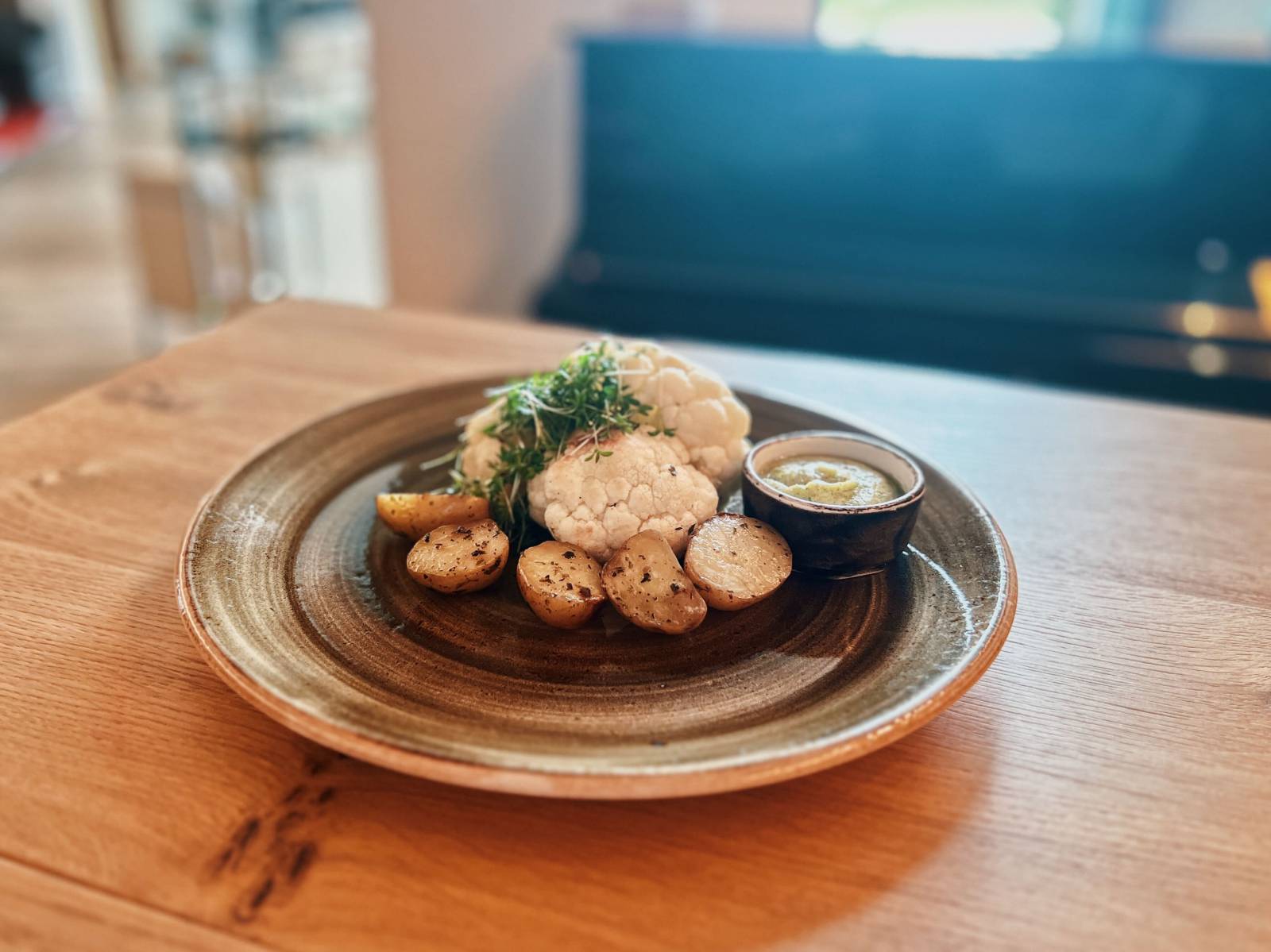 Gebratener Blumenkohl Symbolfoto