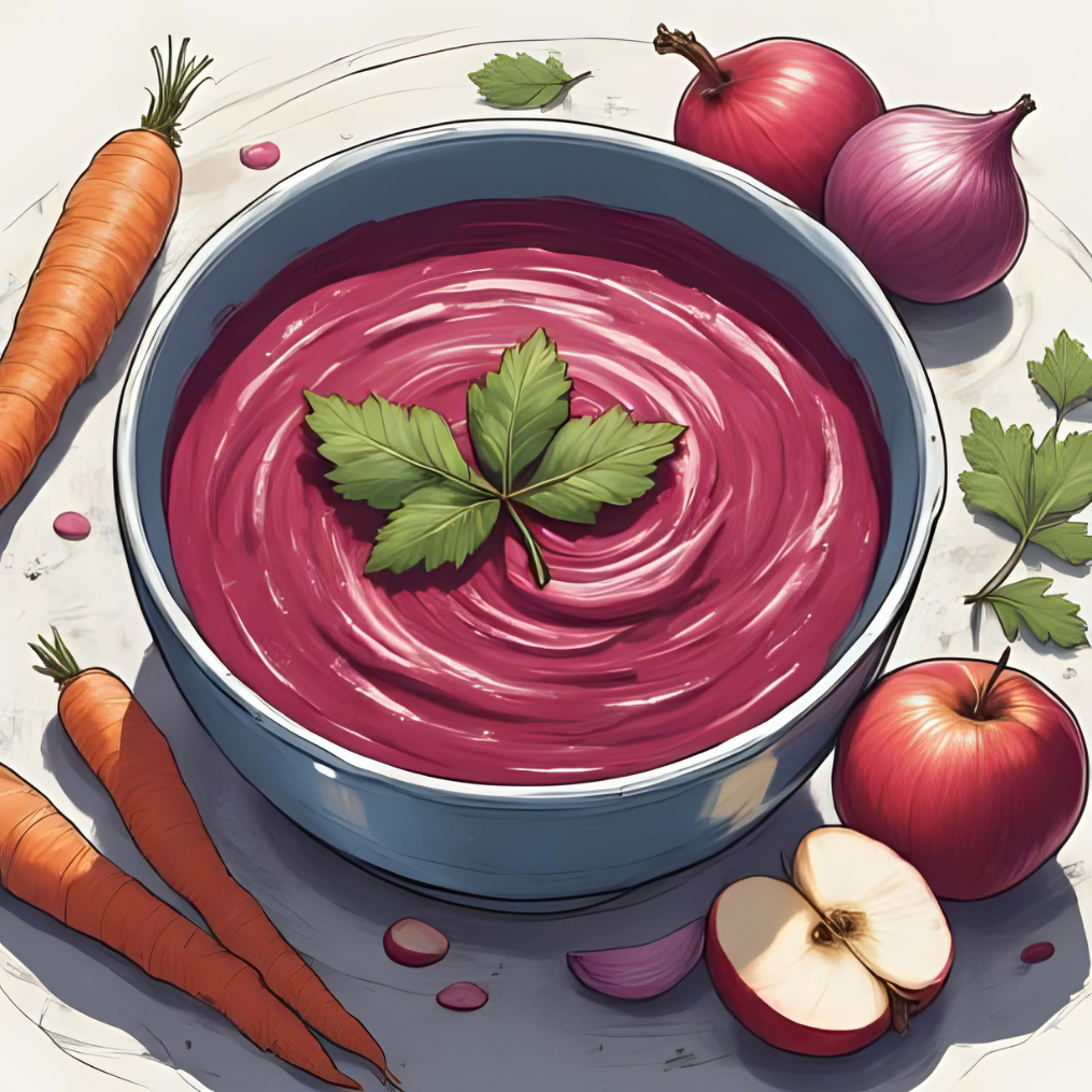 basische Blaukrautsuppe  Symbolfoto