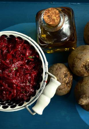 Rote-Bete-Soße  Symbolfoto