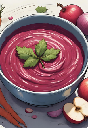 basische Blaukrautsuppe  Symbolfoto