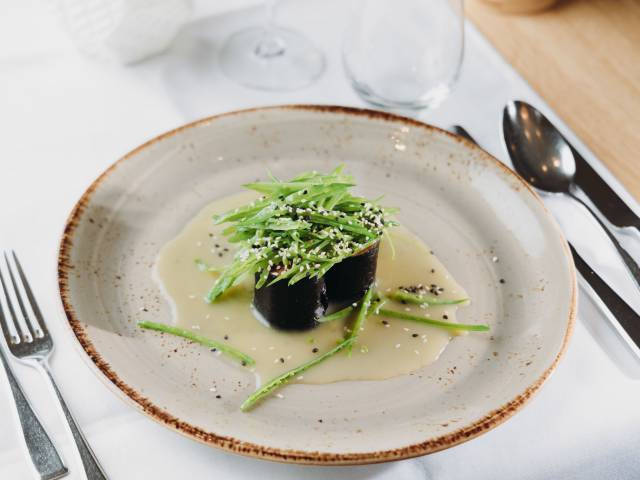 Ein ansehnliches Gericht im Rahmen des Basenfasten in Oberstaufen.