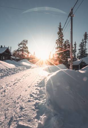 Vitamin D Mangel im Winter Symbolfoto