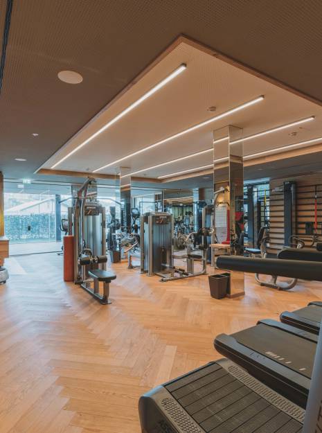 Fitnesstudio im Gesundheitsresort Rosenalp