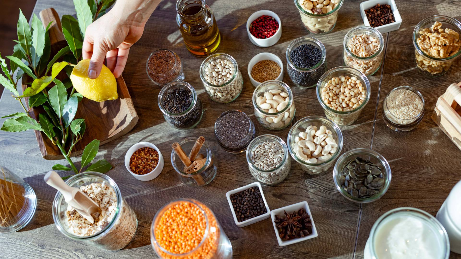 Lebensmittel für eine gesunde Ernährung