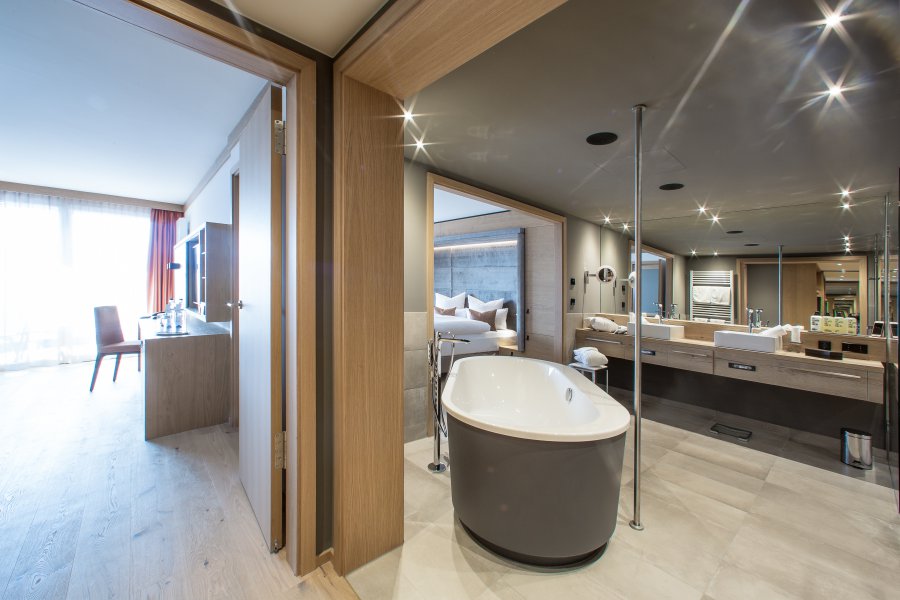 Suite Magnifica in the Hotel Rosenalp in Oberstaufen, Allgäu