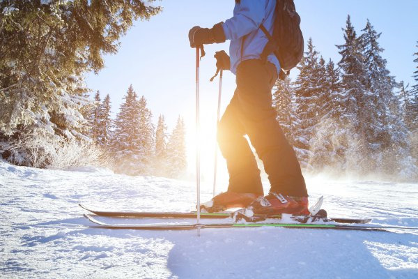 Skifahren bei Oberstaufen im Allgäu